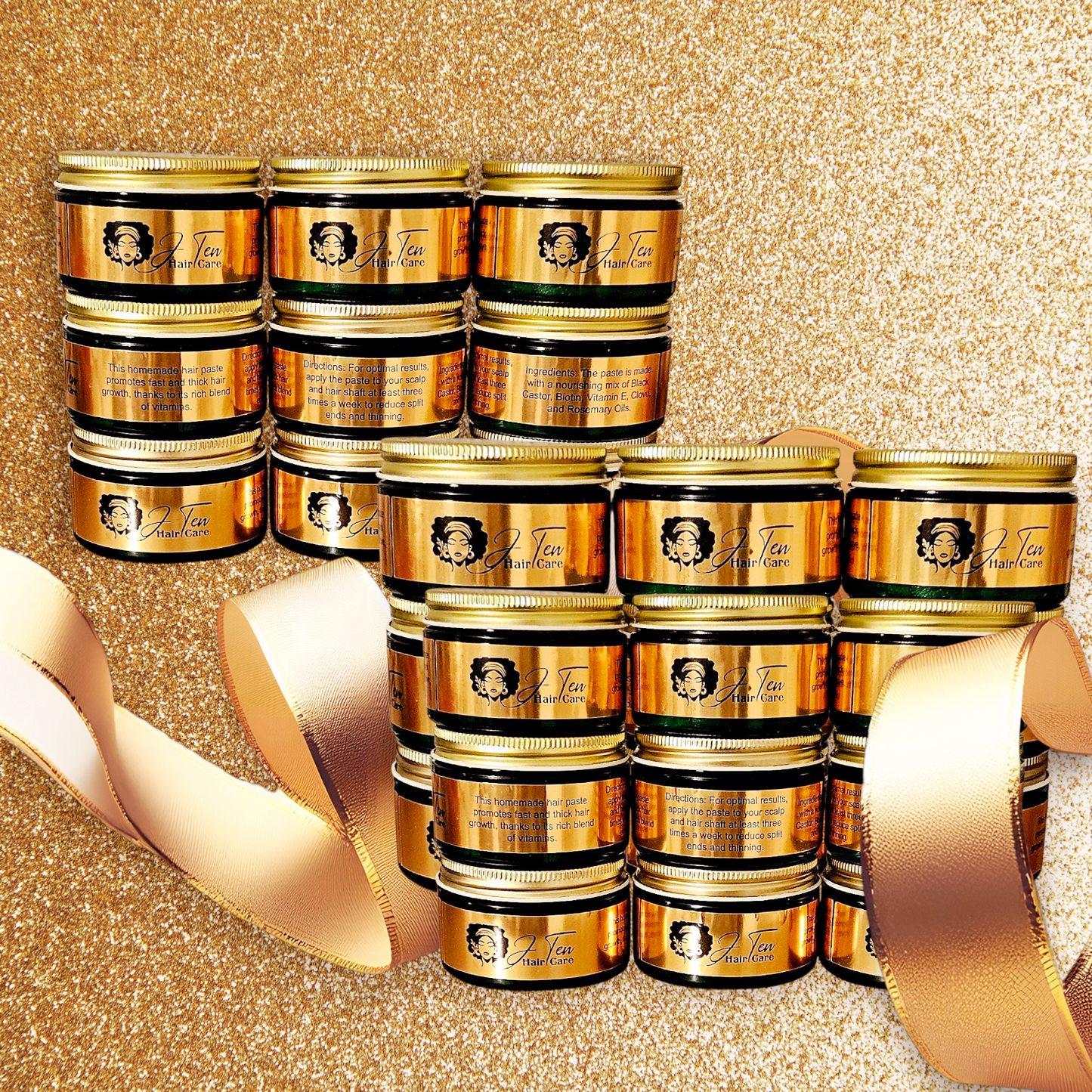 JTEN'S Organic Yellow Homemade Hair Paste