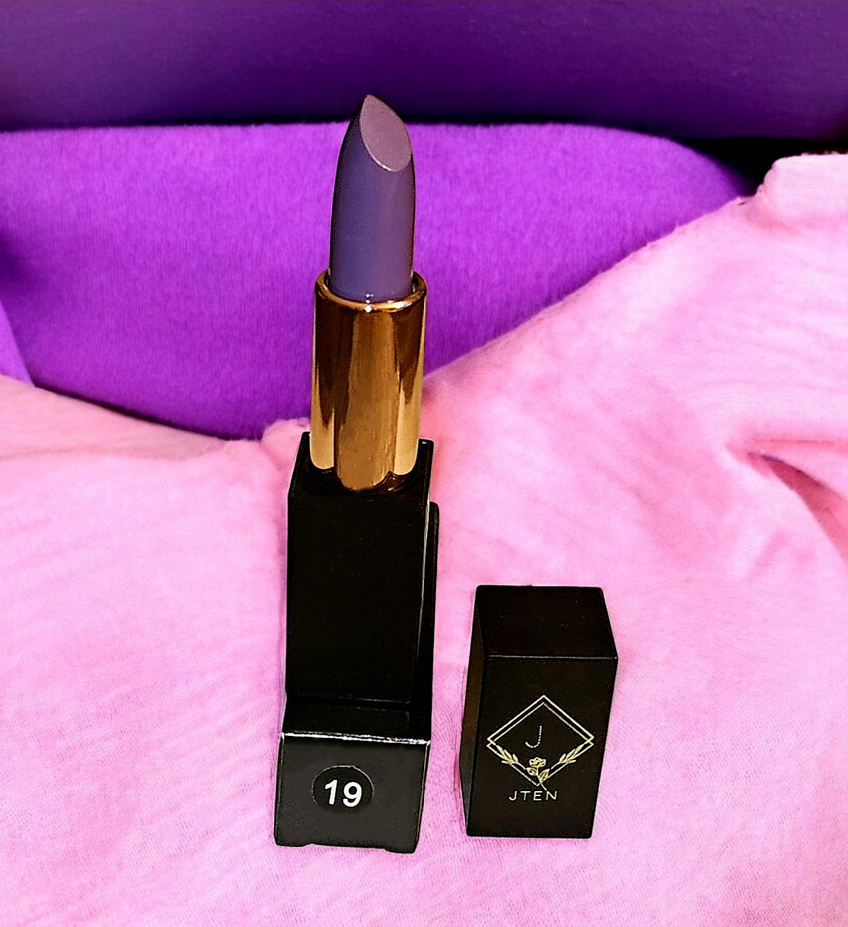 JTEN Black Square Matte Lipsticks