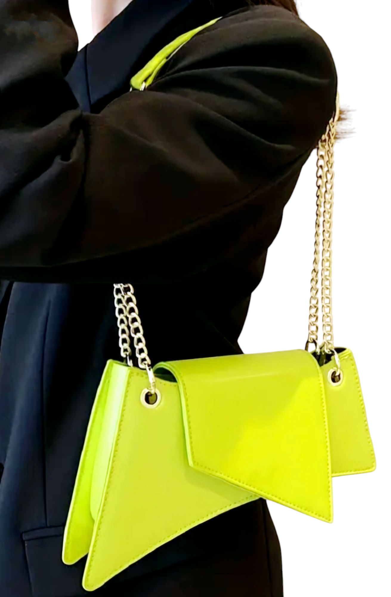 Synthetic Leather Shoulder Bag