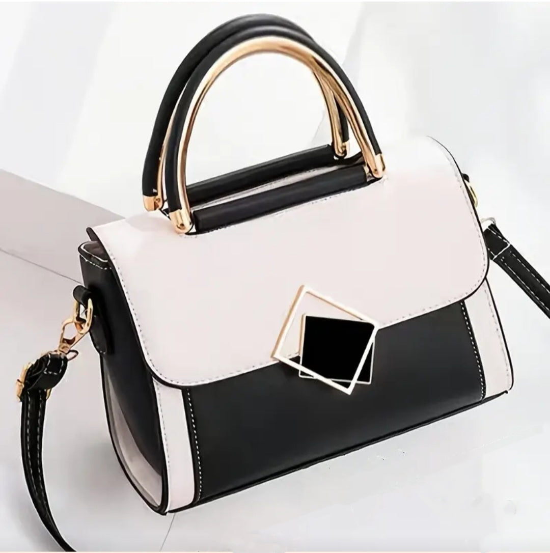 Elegant Multi-Compartment Handbag