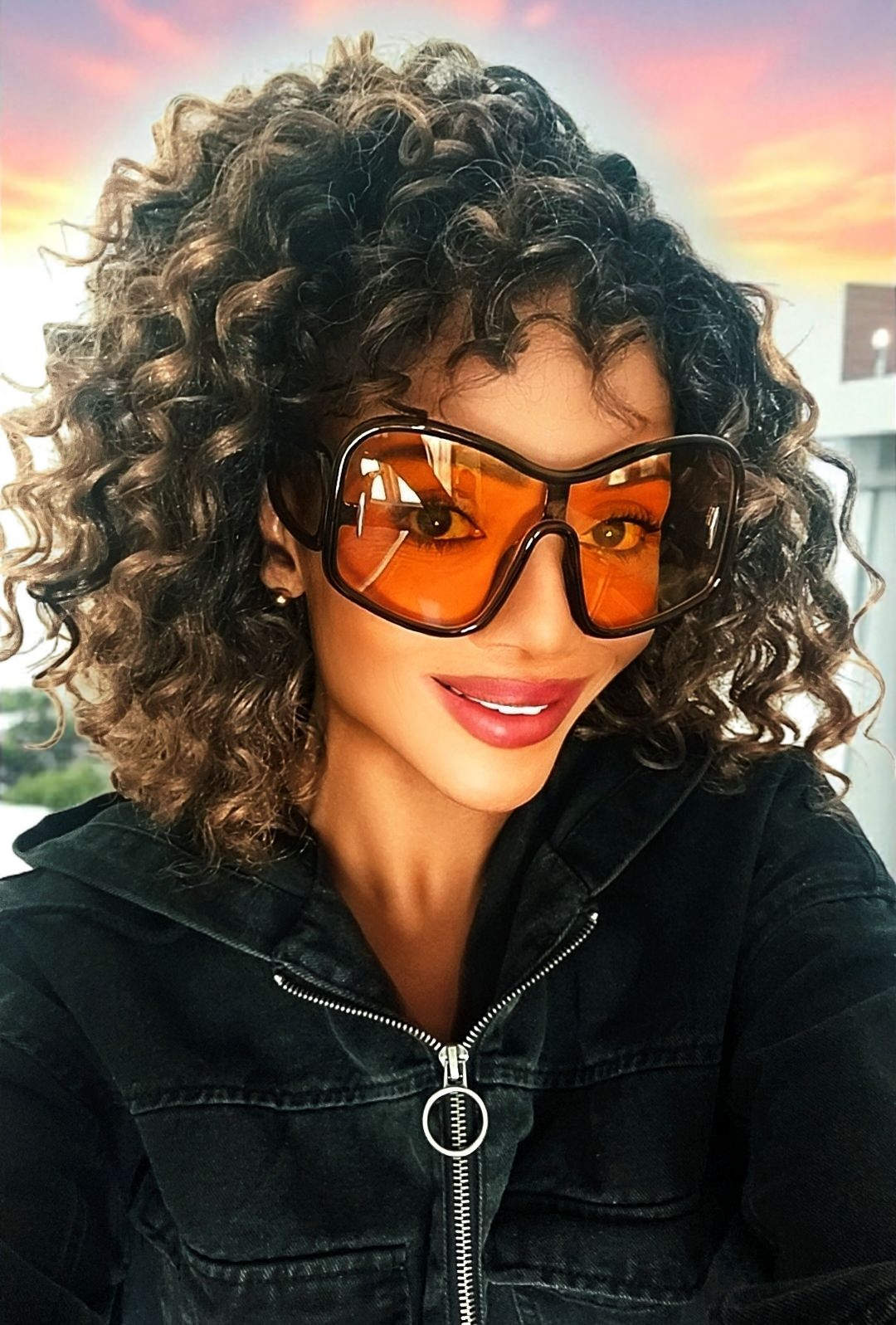 Oversized Wrap-Around Windproof Glasses