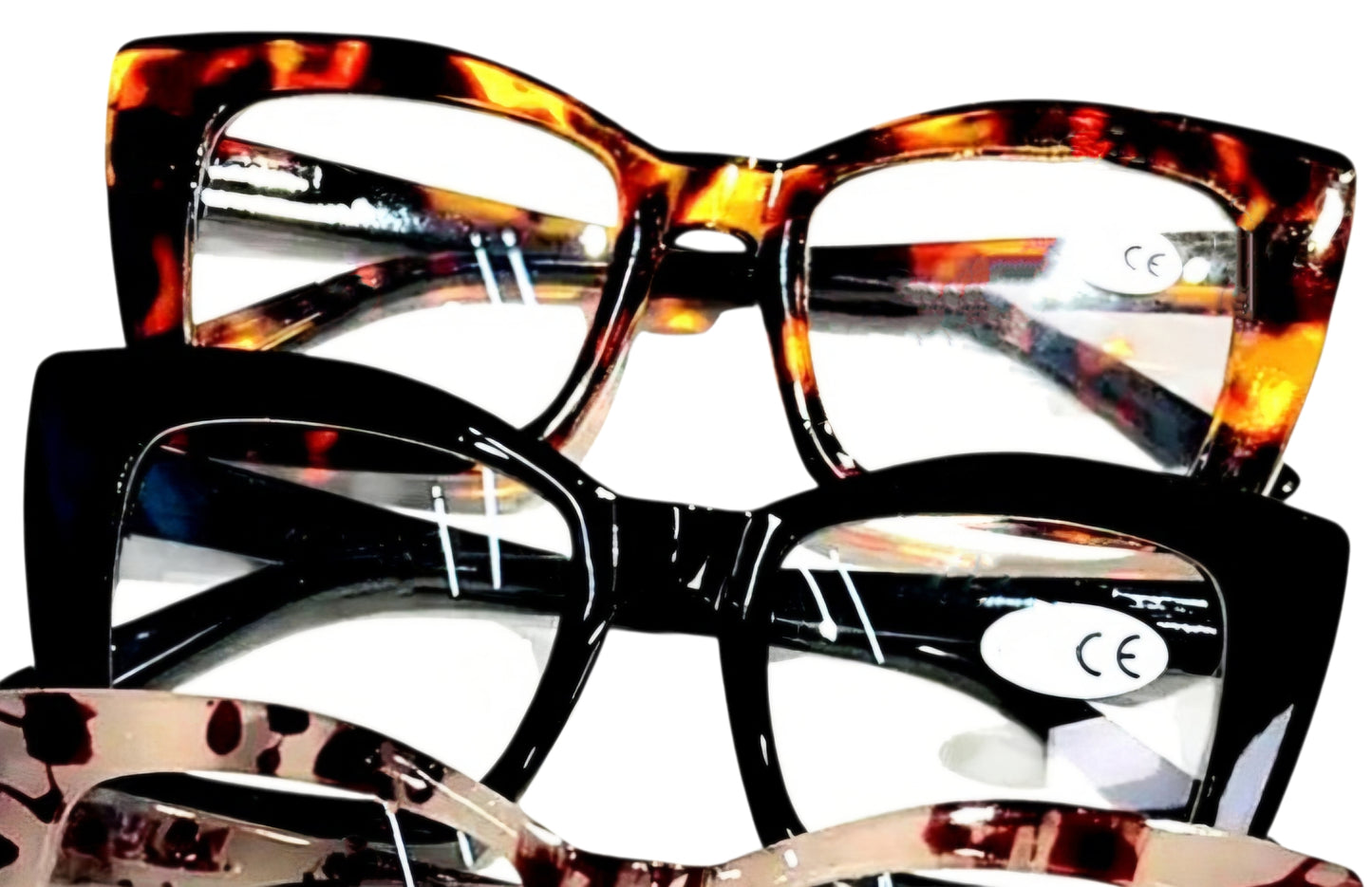 Multi-Colored Cat-Eye Reading Glasses