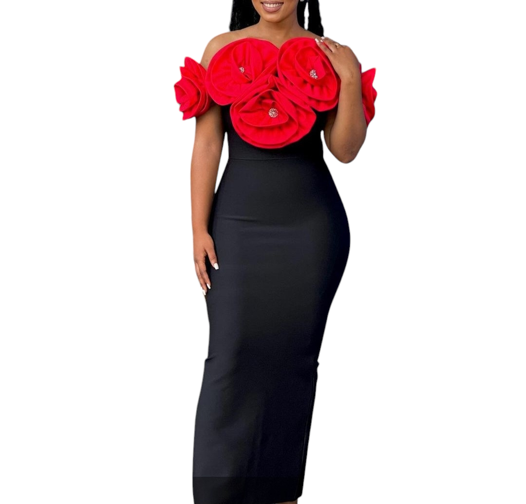 Flower Bandage Dress