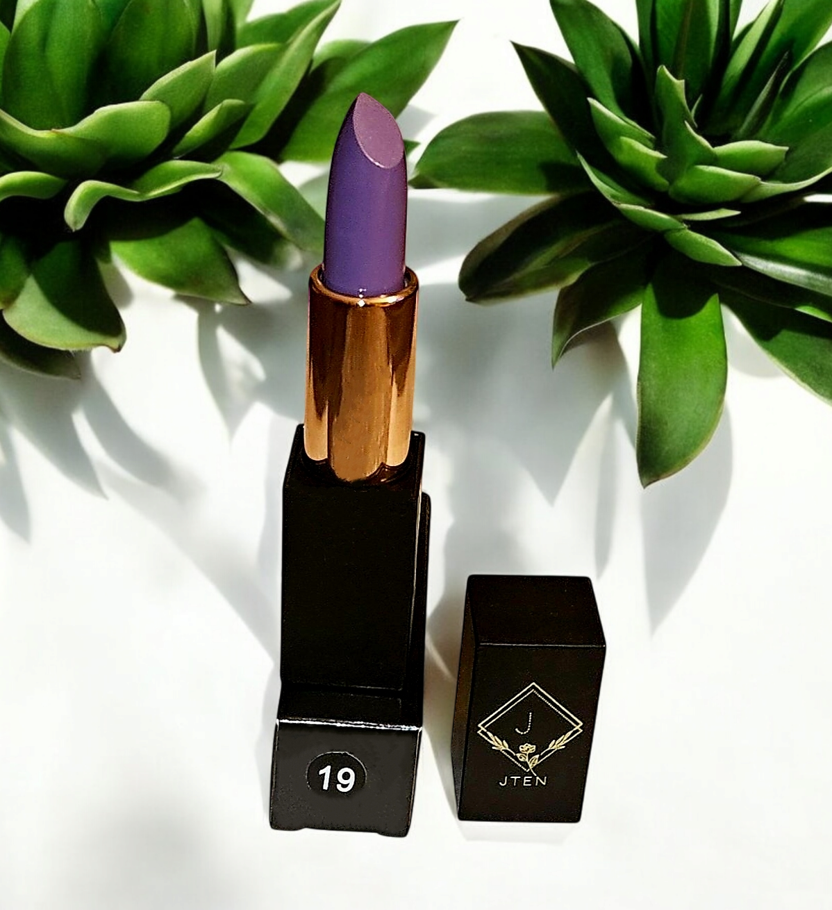 JTEN Black Square Matte Lipsticks