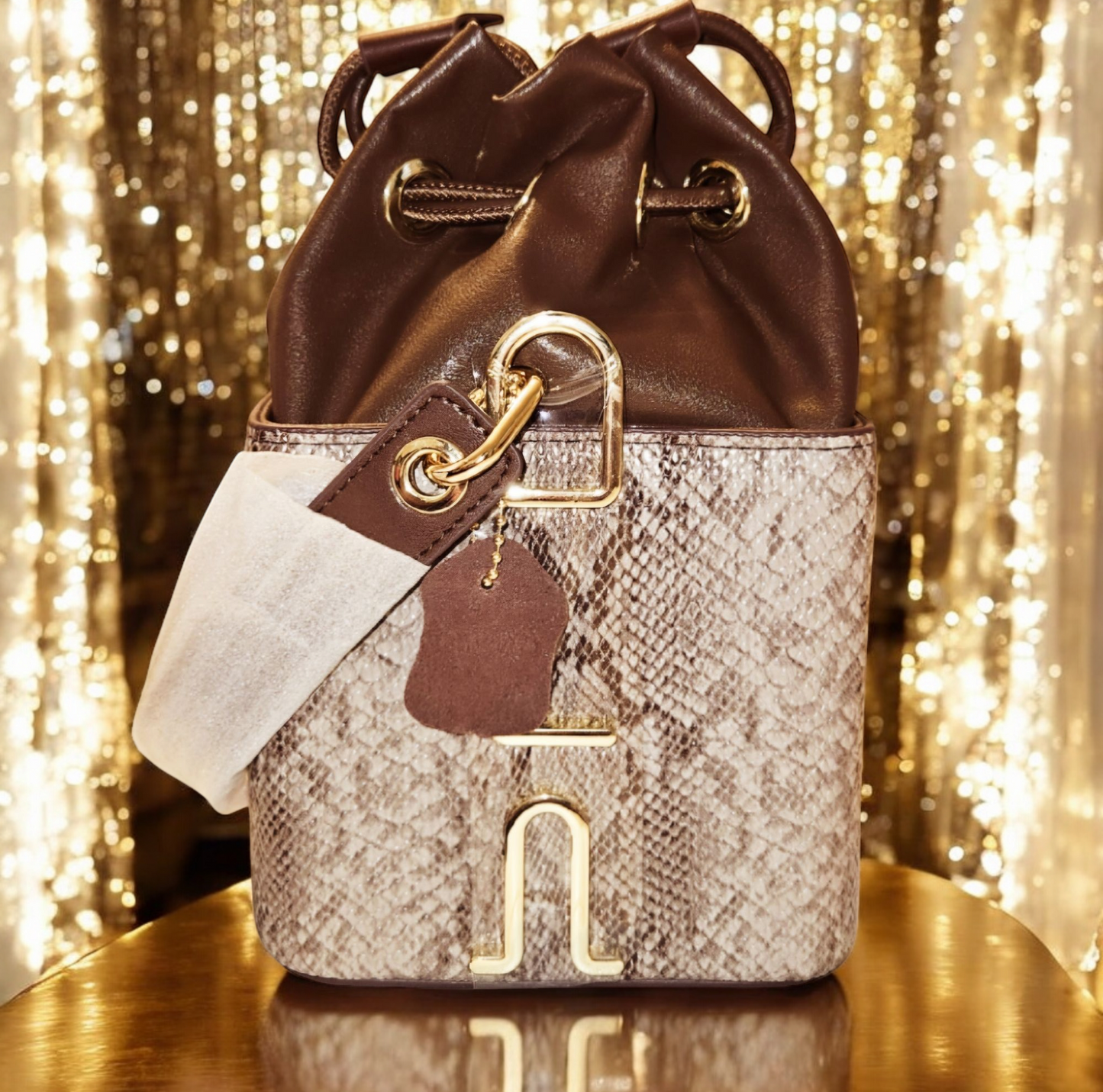 High-End Bucket Tote Bag