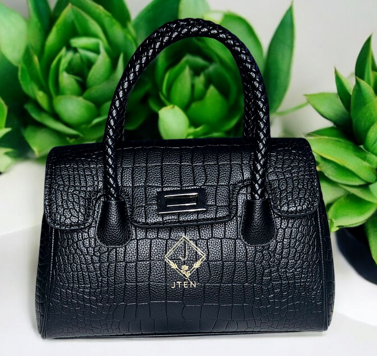 French Crocodile Tote Bag