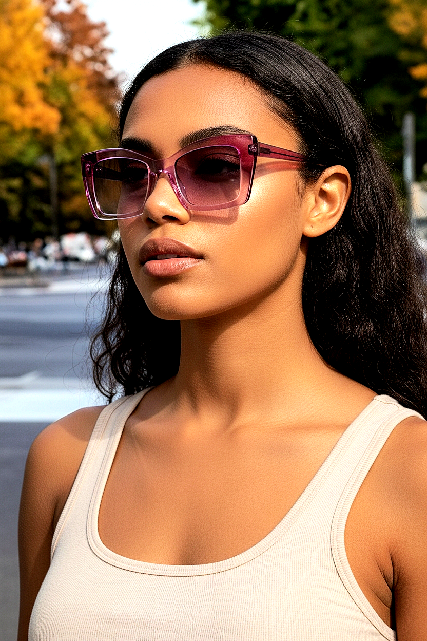 Stylish Blue Light Blocking Reading Glasses with Gradient Frame Design