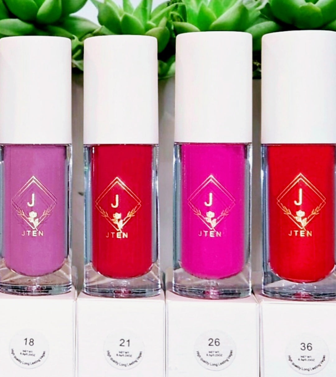 JTEN Vibrant Tinted Lip Glosses