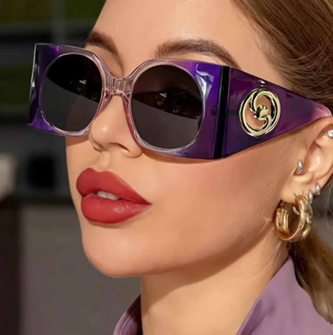 Retro Oversized Square Sunglasses