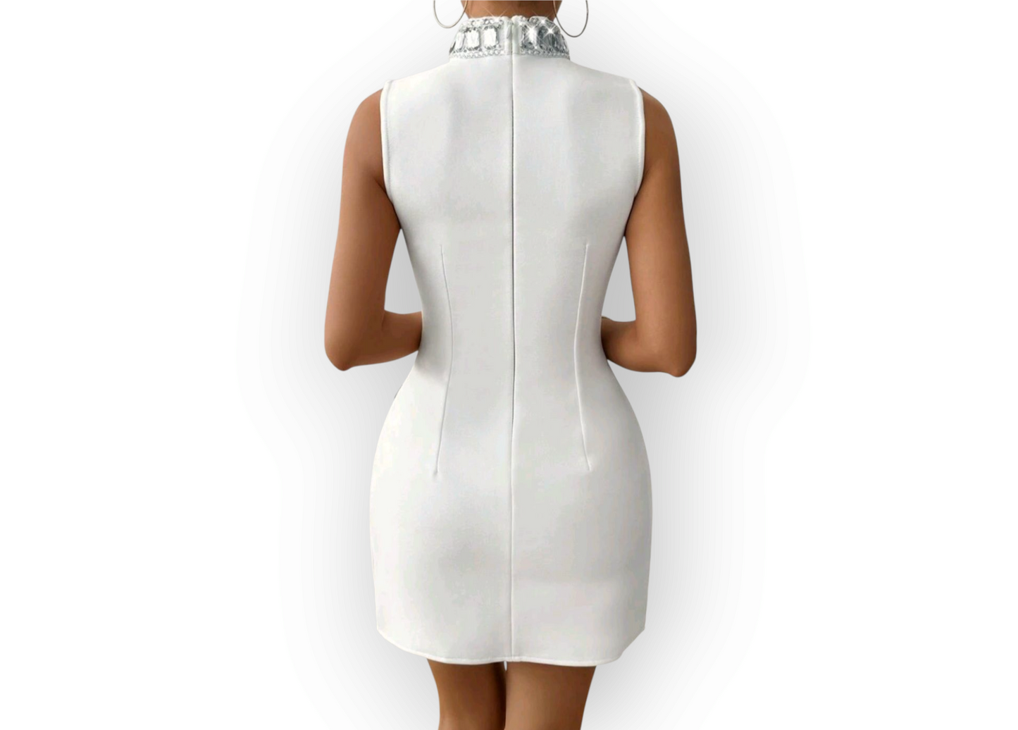 Elegant Rhinestone Bodycon Dress