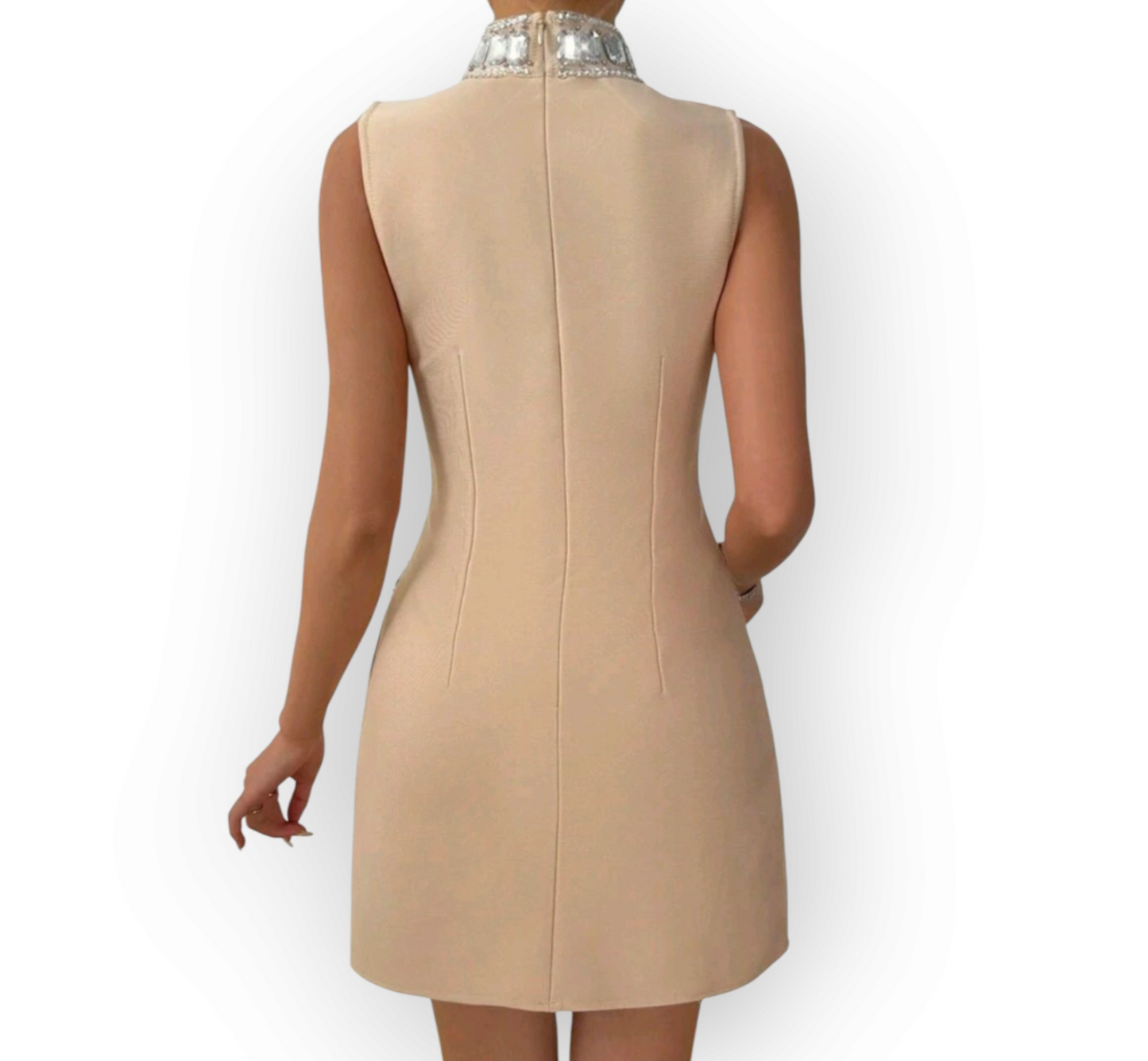 Elegant Rhinestone Bodycon Dress