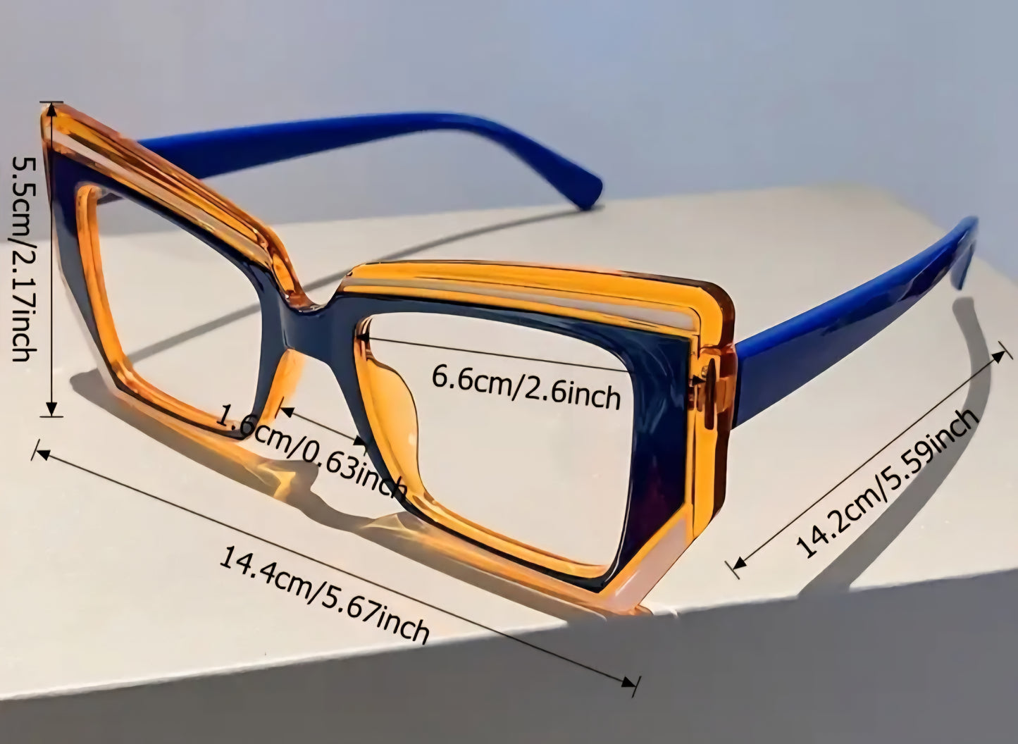 Trendy Blue-Light Blocking Cat-Eye Glasses