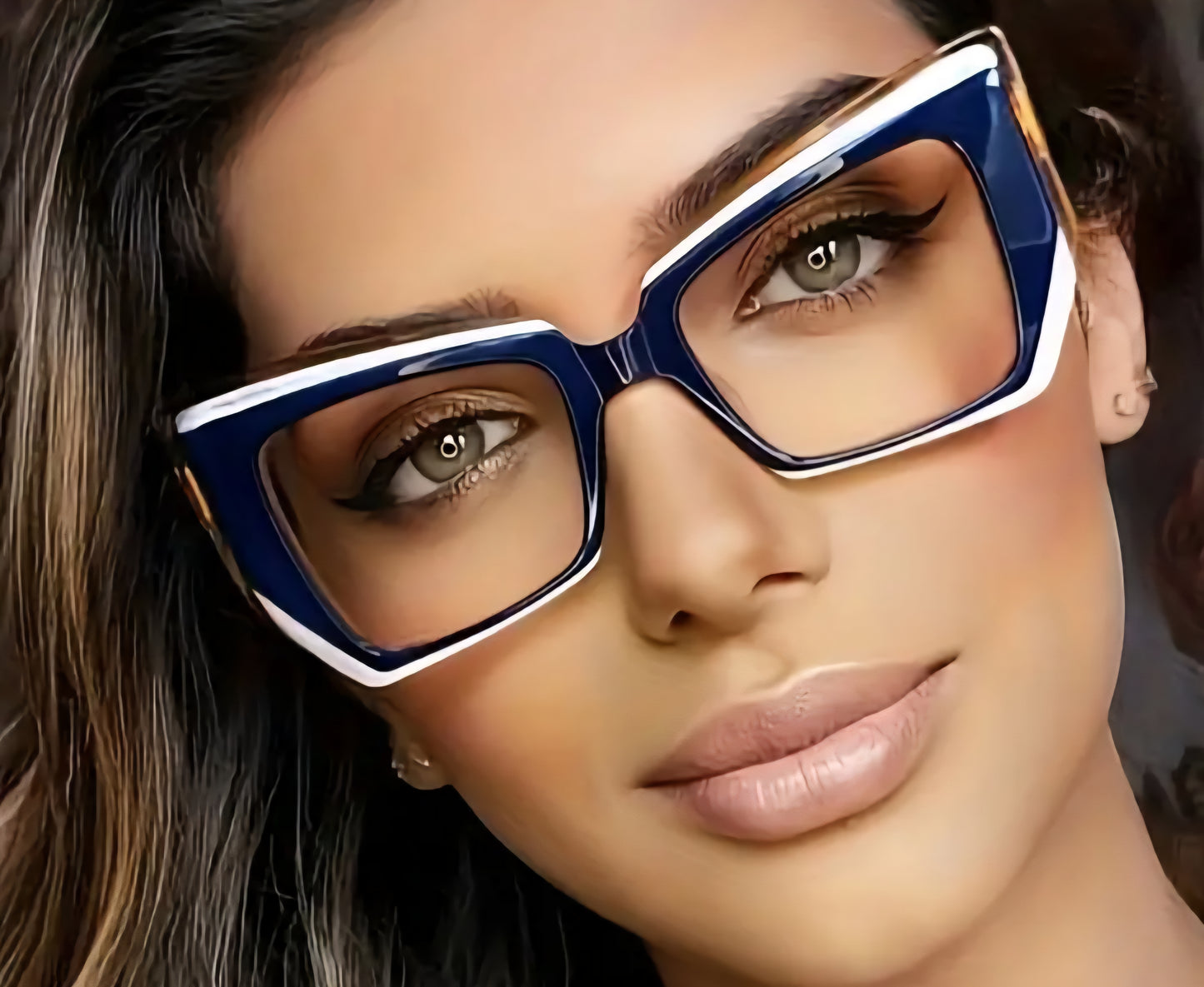 Trendy Blue-Light Blocking Cat-Eye Glasses