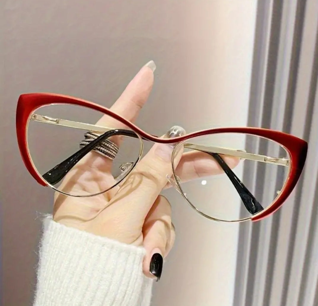 Blue Light Protection Retro Cat-Eye Glasses