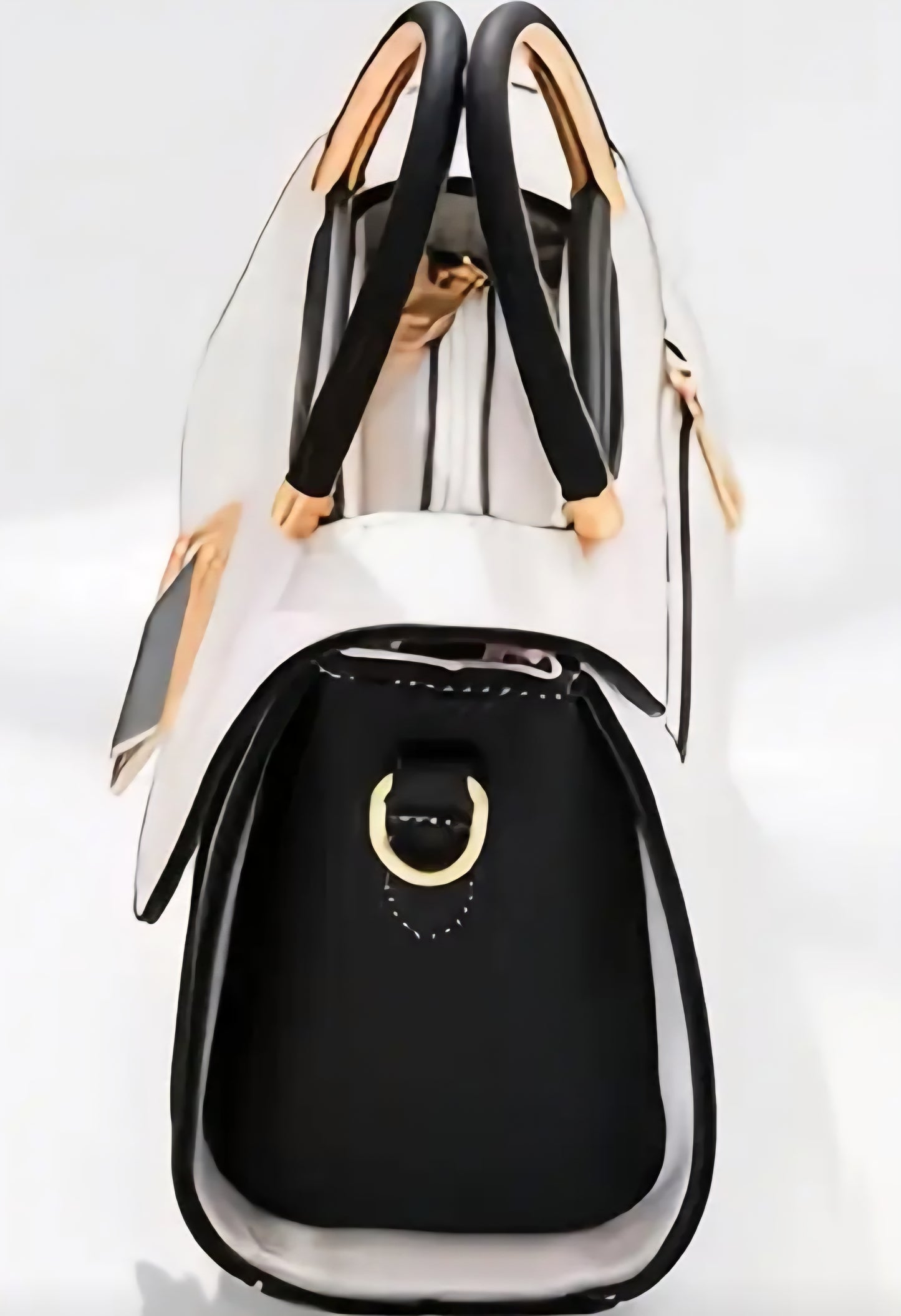 Elegant Multi-Compartment Handbag