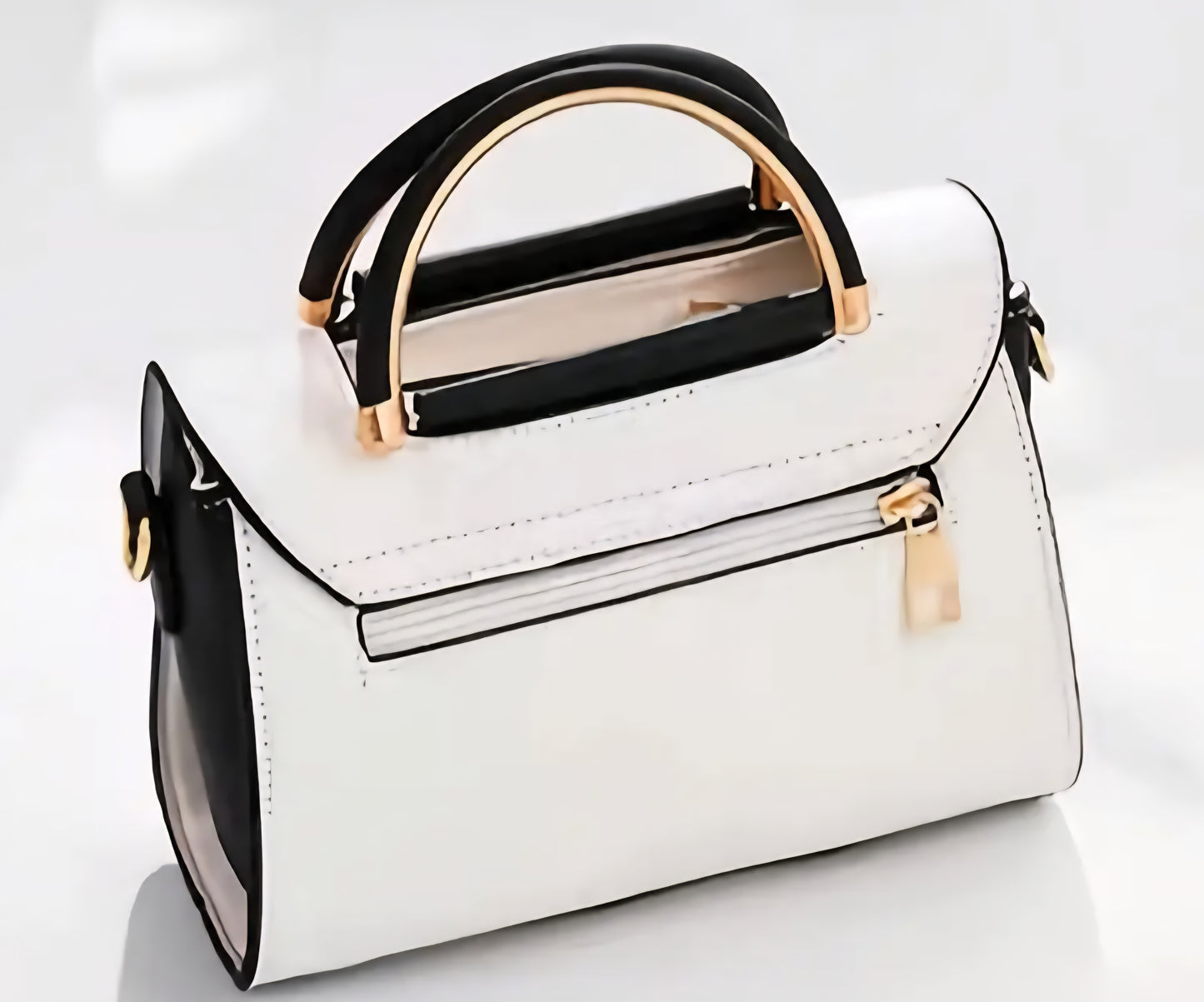 Elegant Multi-Compartment Handbag