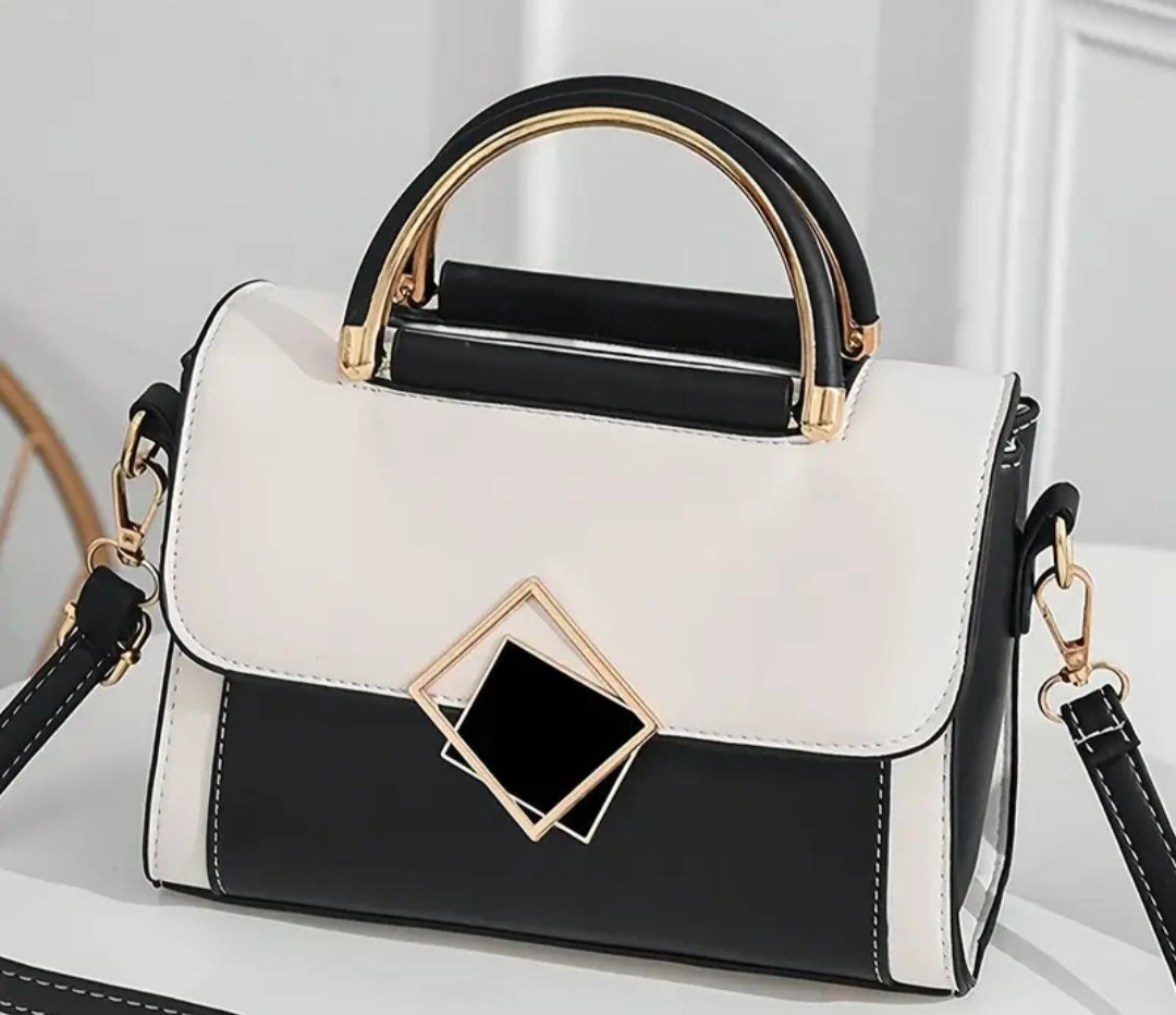 Elegant Multi-Compartment Handbag