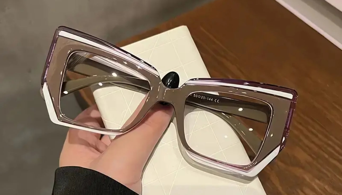 Trendy Blue-Light Blocking Cat-Eye Glasses