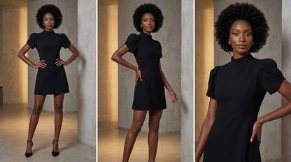 Petal Sleeve Mini Dress