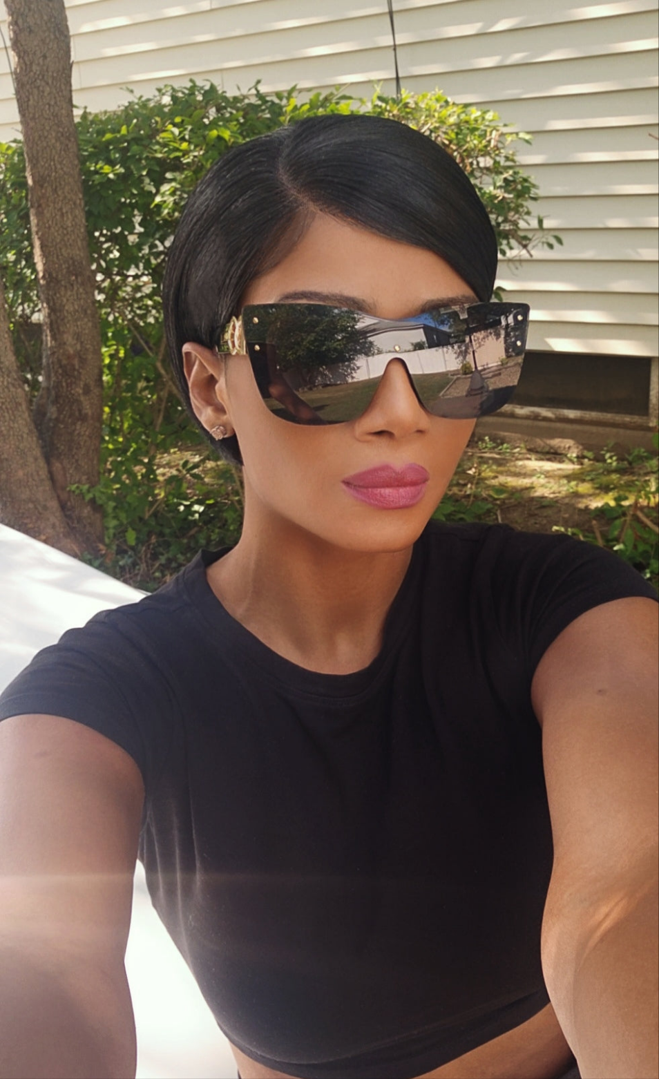 Chic Oversized Cat-Eye Sunglasses