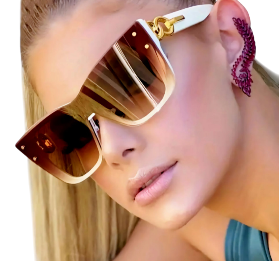 Chic Oversized Cat-Eye Sunglasses