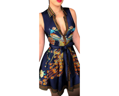 Temperament Printed-Dress
