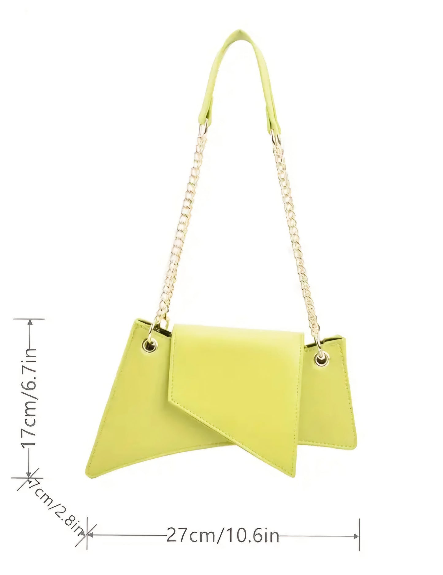 Synthetic Leather Shoulder Bag