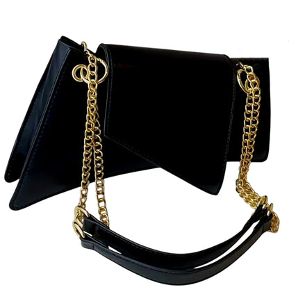 Synthetic Leather Shoulder Bag