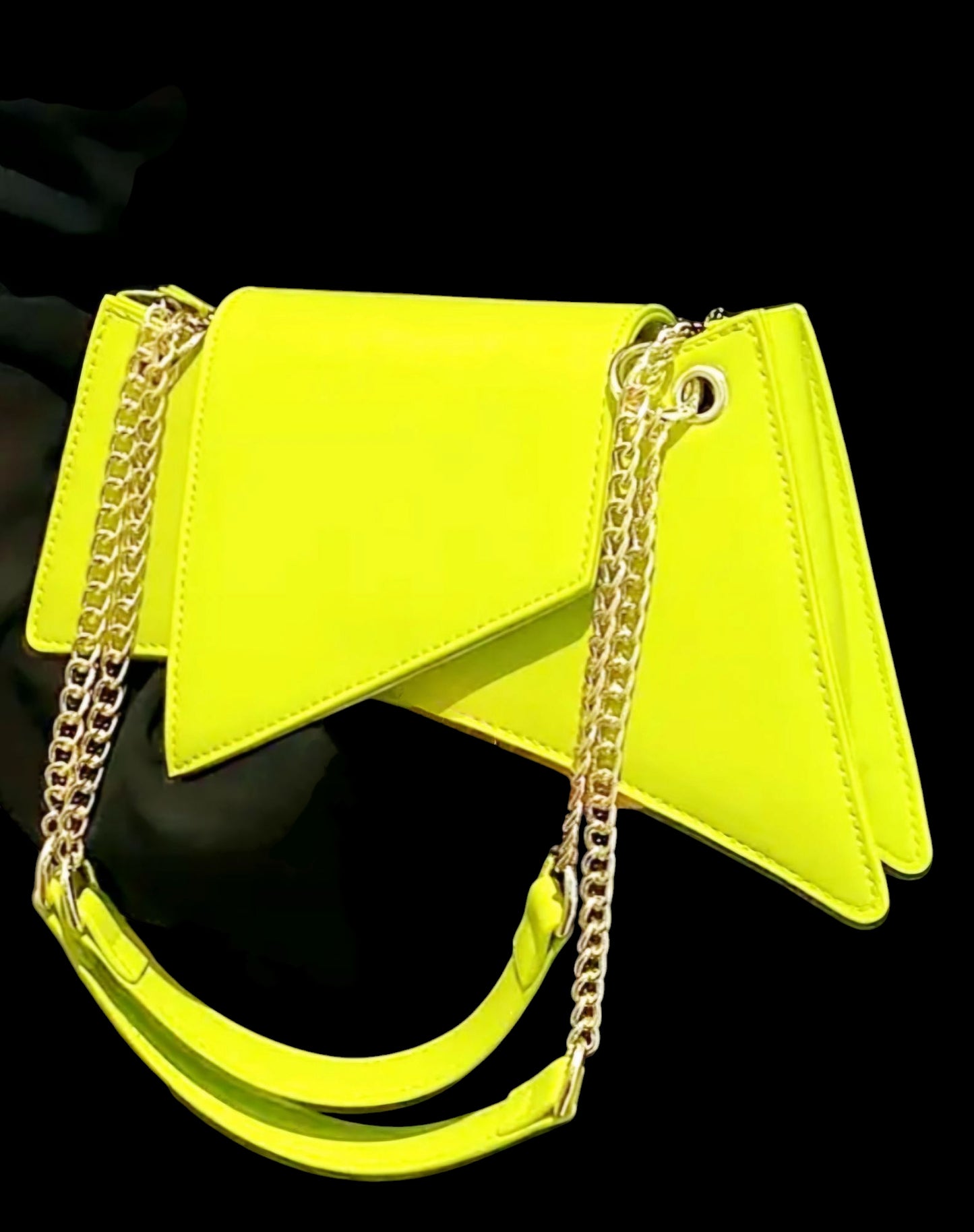 Synthetic Leather Shoulder Bag