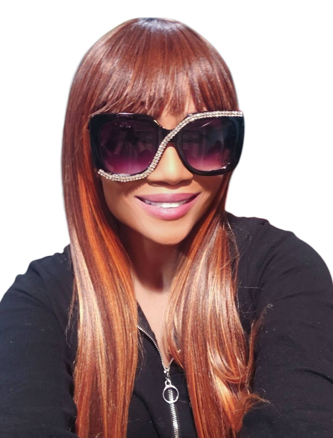 Oversized Luxury Rhinestone Sunglasses