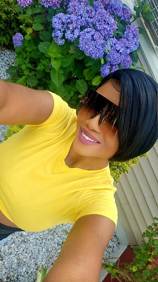 Unisex Oversized Rimless Sunglasses