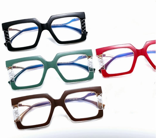 Oversized Blue-Light Blocking Eyeglasses