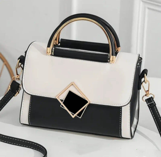 Elegant Multi-Compartment Handbag