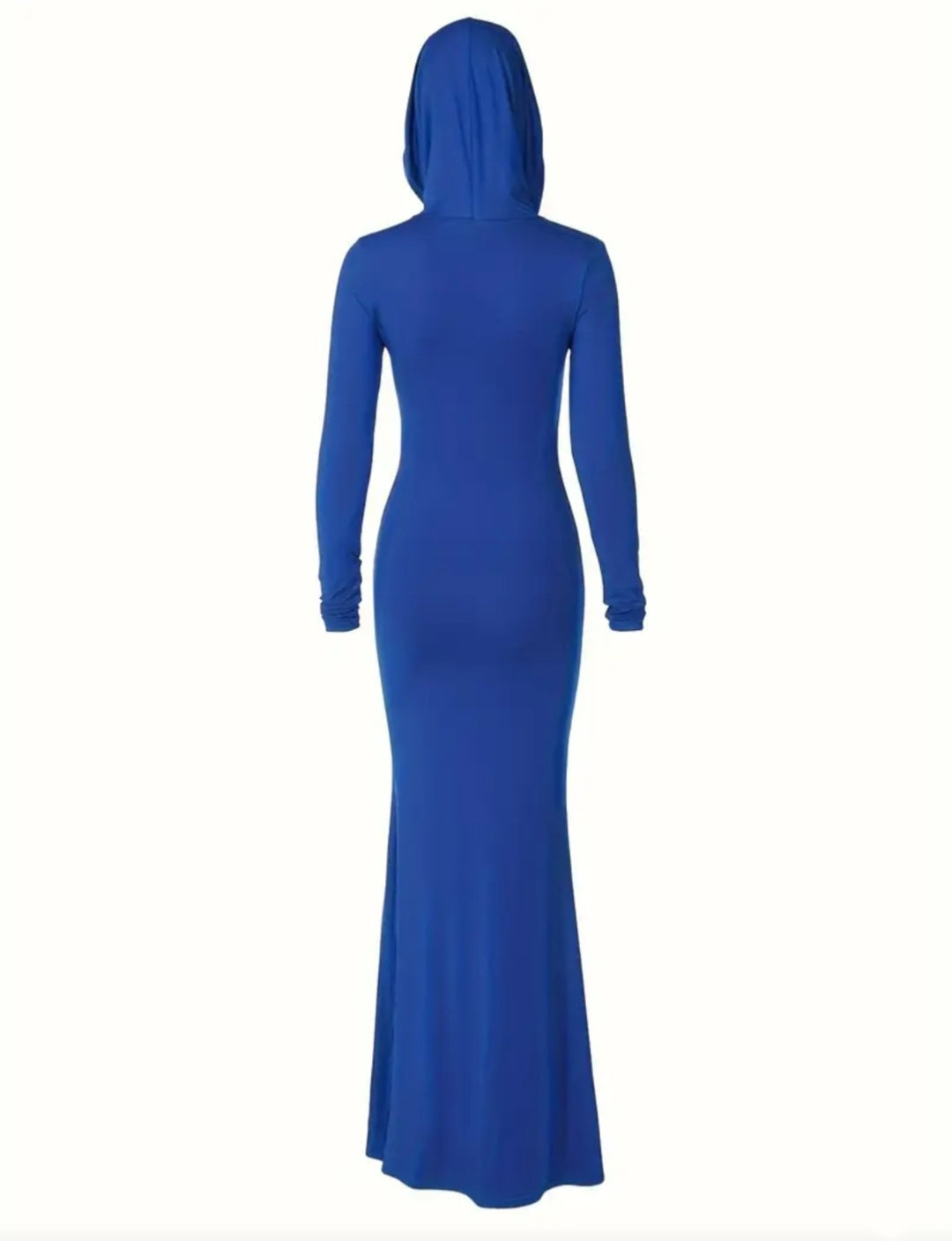 Hooded Mermaid Maxi Dress