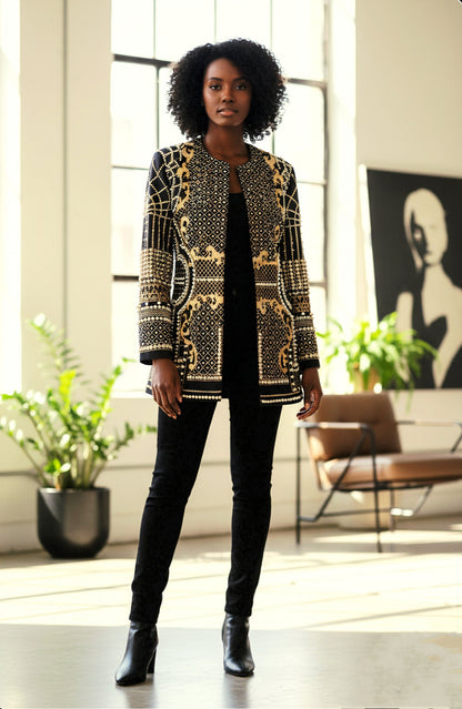 Pearl-Beaded Blazers