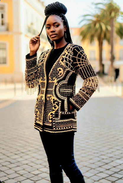 Pearl-Beaded Blazers