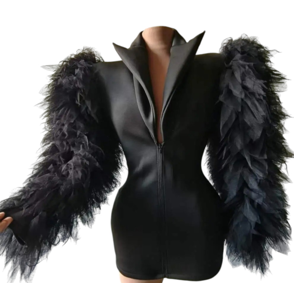 Deep V-Neck Blazers