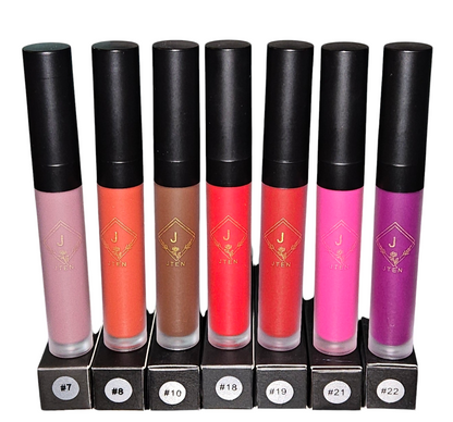 JTEN Matte Velvet Liquid Lipsticks