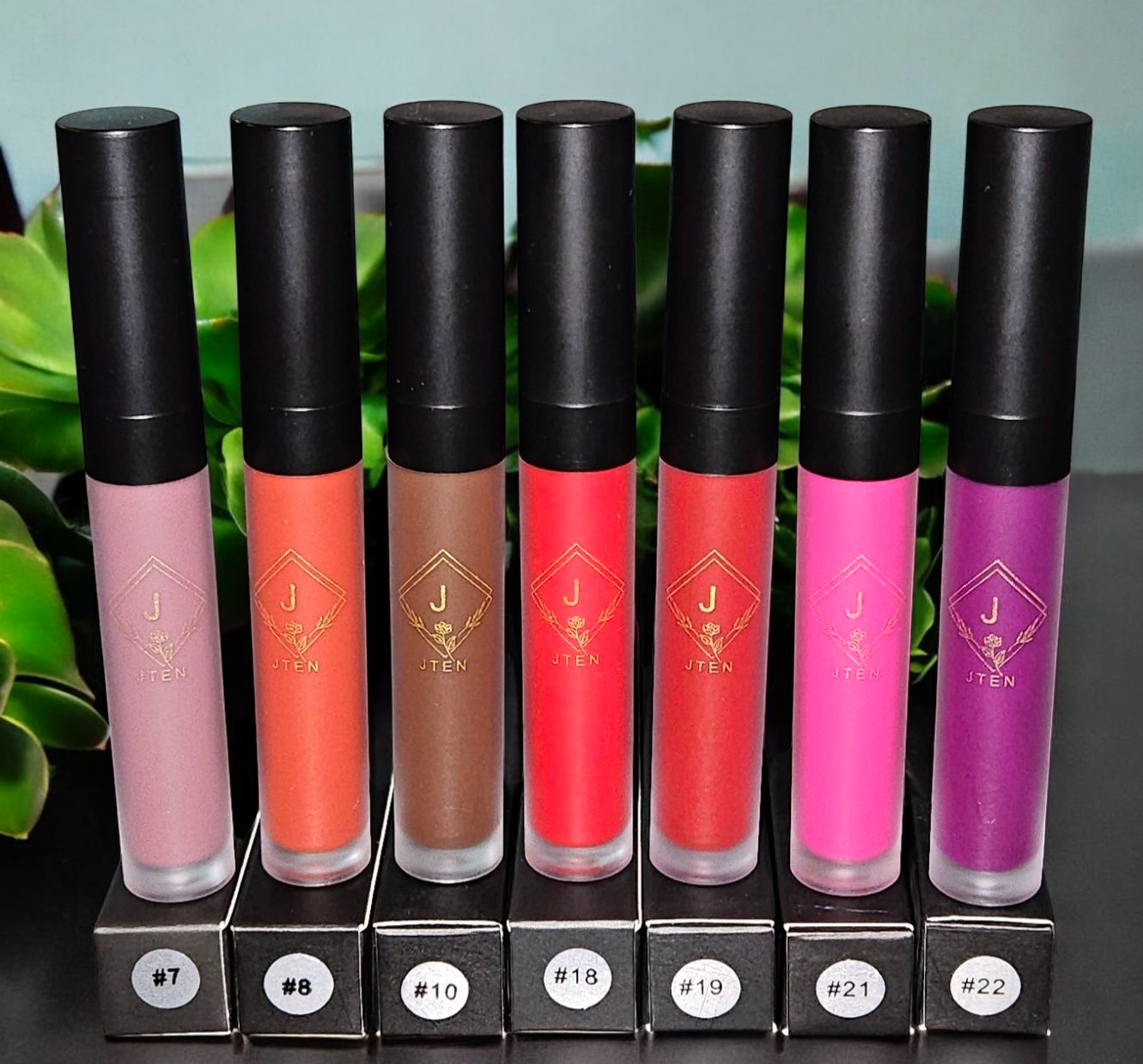 JTEN Matte Velvet Liquid Lipsticks