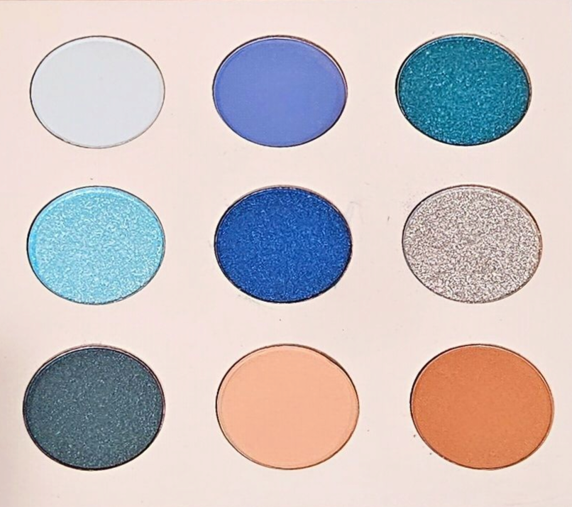 JTEN Blue Eyeshadow Palettes