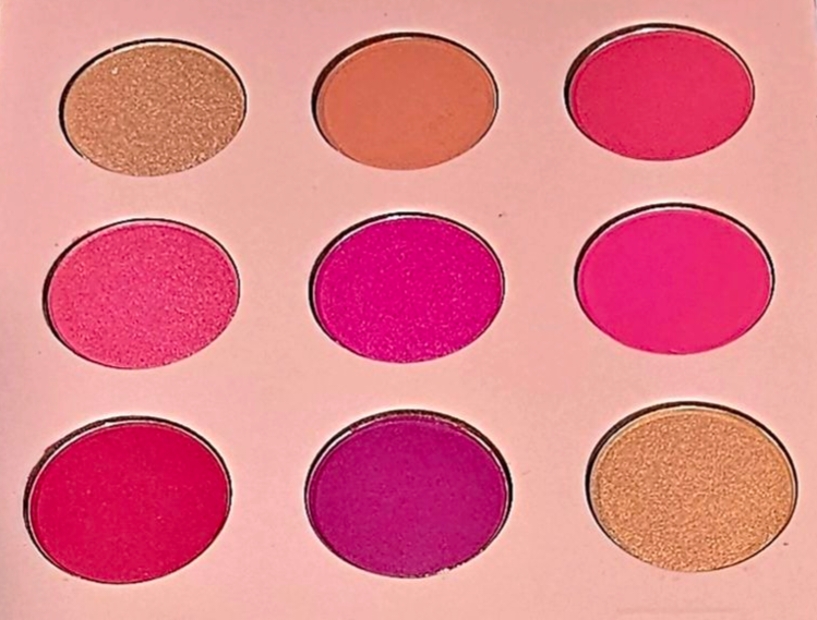 JTEN Pink Eyeshadow Palettes