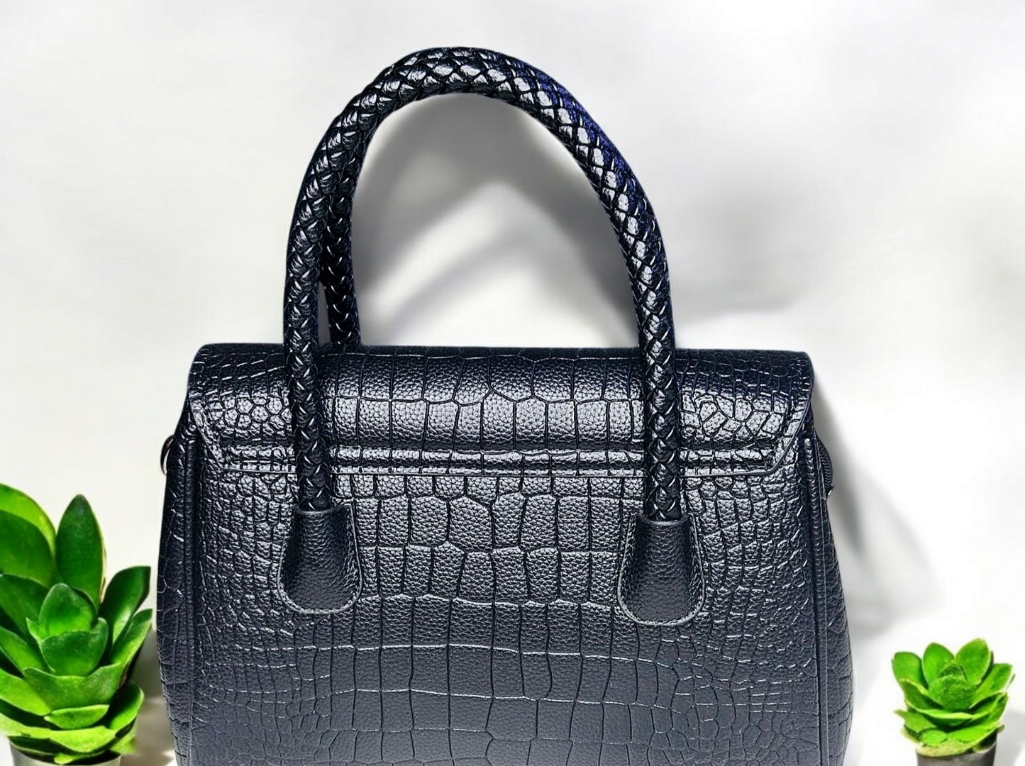 French Crocodile Tote Bag
