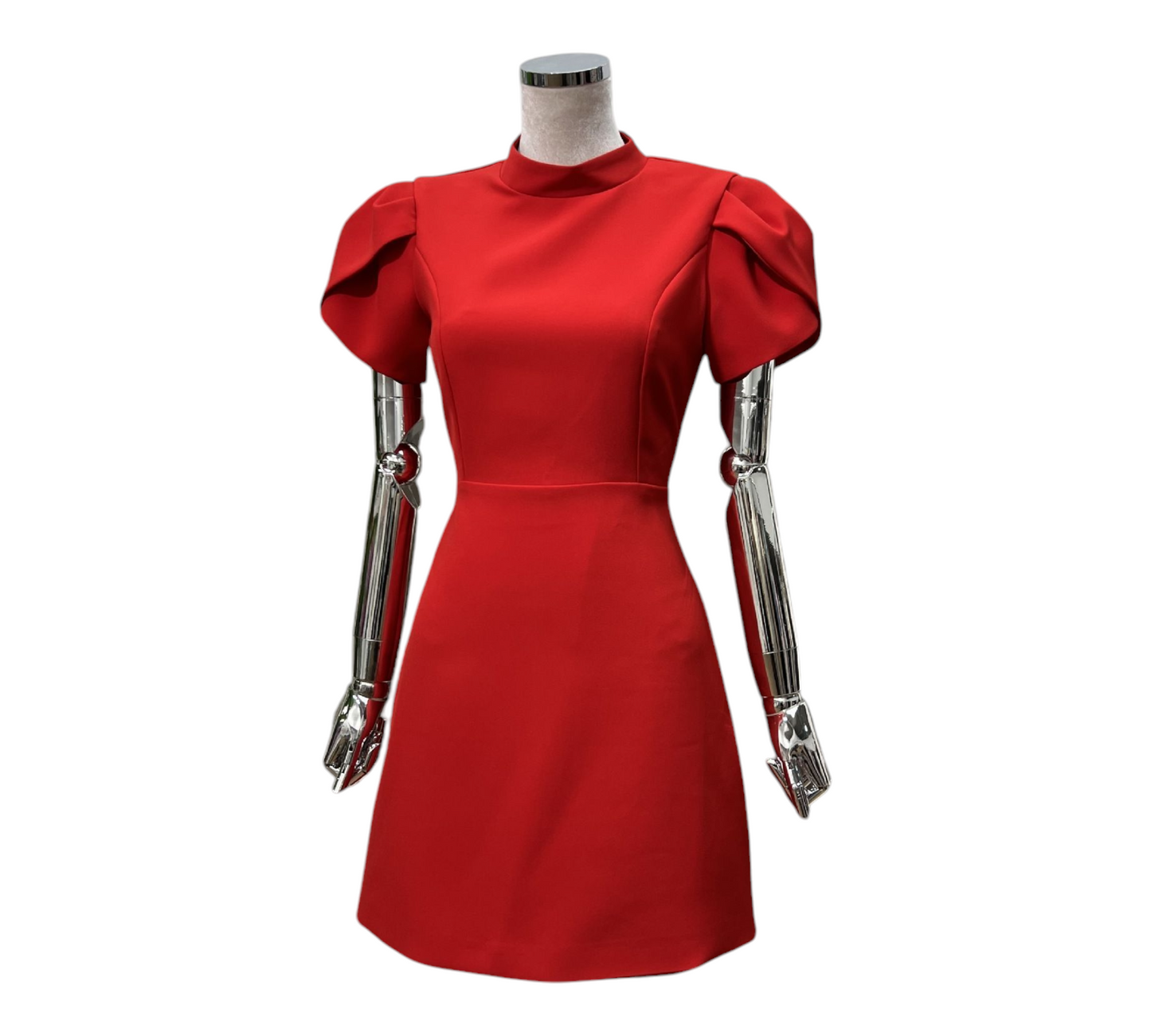Petal Sleeve Mini Dress