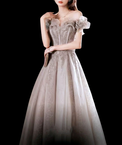 Stylish French Banquet Gown