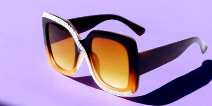 Oversized Luxury Rhinestone Sunglasses