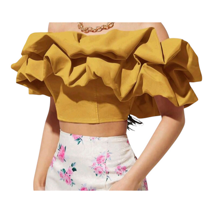 Off-Shoulder Ruffle Top