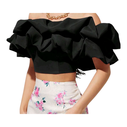 Off-Shoulder Ruffle Top