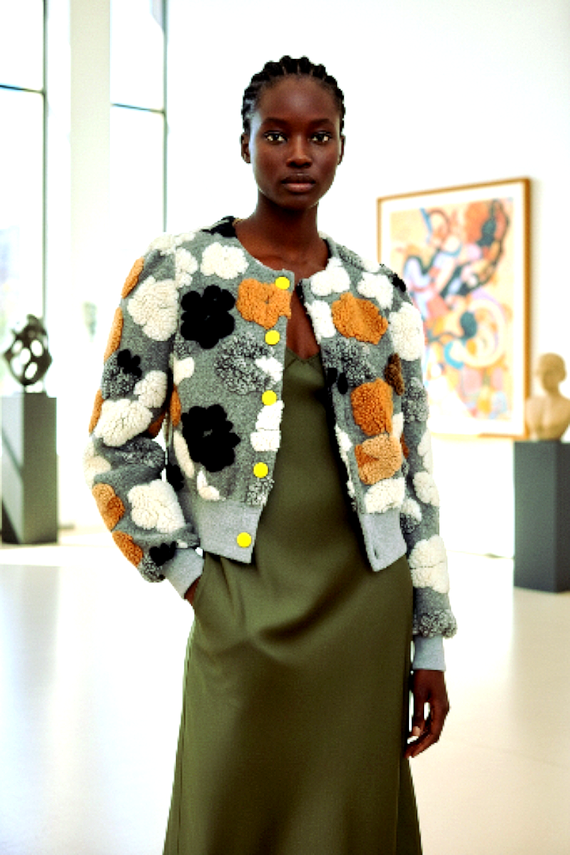Elegant Floral Print Cardigan Jackets