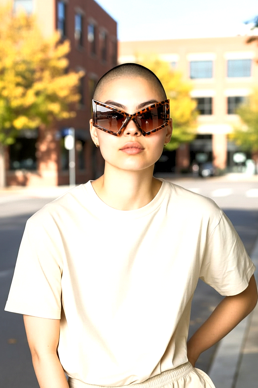 Trendy Bold Futuristic Fashion Glasses
