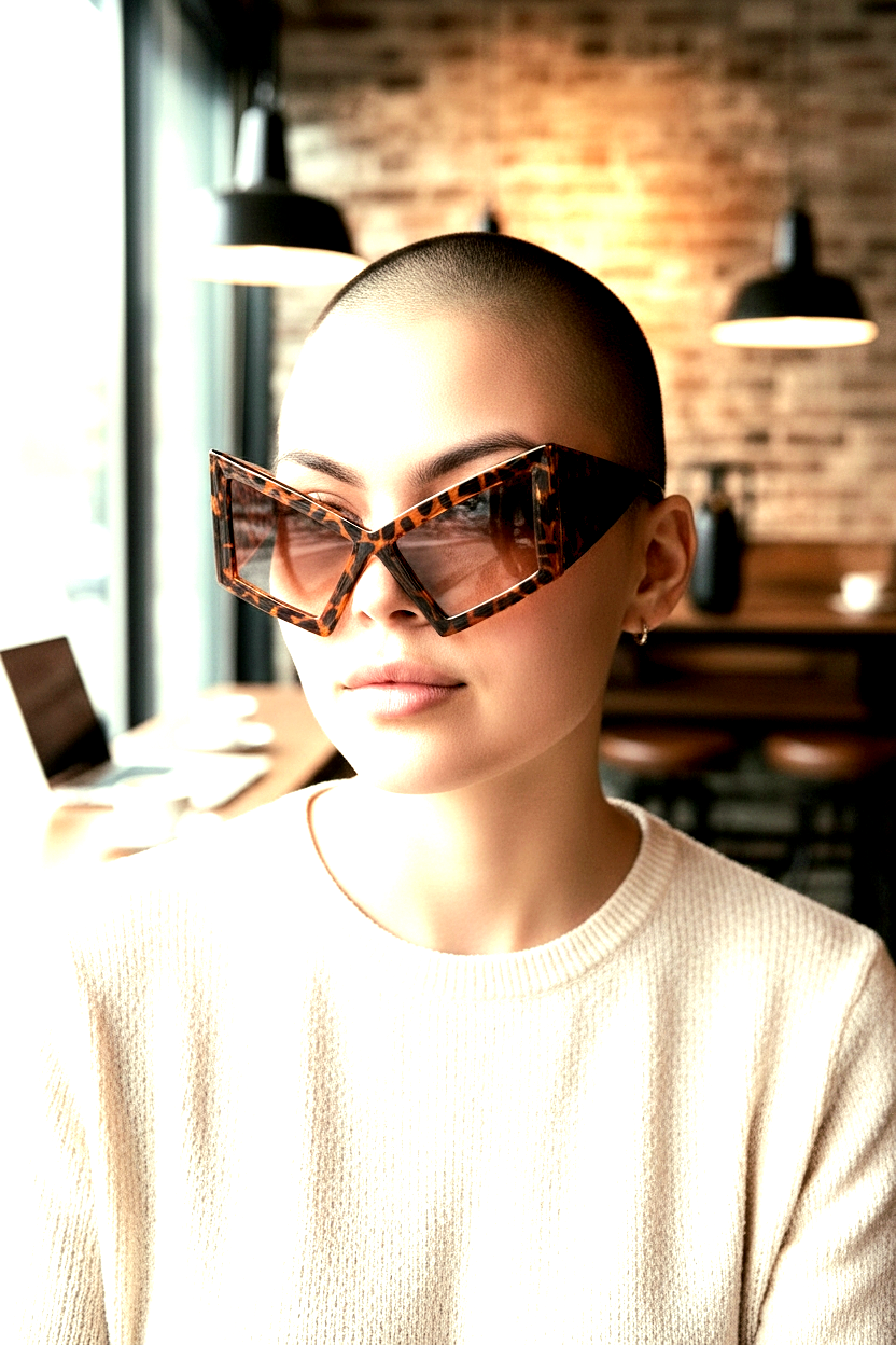 Trendy Bold Futuristic Fashion Glasses
